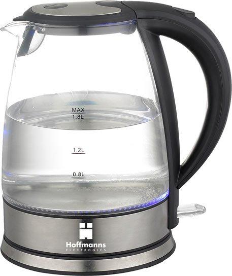 Hoffmanns 1,8 lt. Led Kettle / Su Isıtıcı - Gümüş