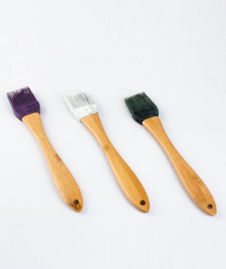 Acar Mutfak | Silikon Ahşap Saplı Fırça