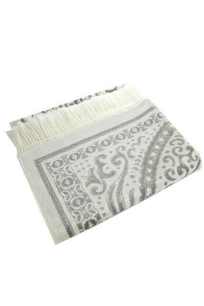 Silberner Gebetsteppich - graue Farbe