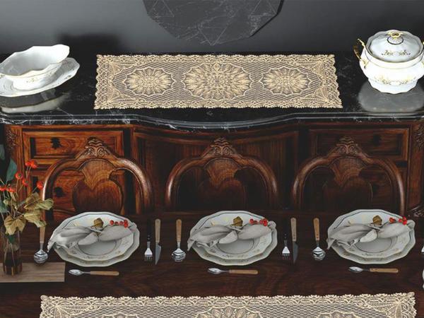 Sonnentau 5 Stück Wohnzimmer Set Braun