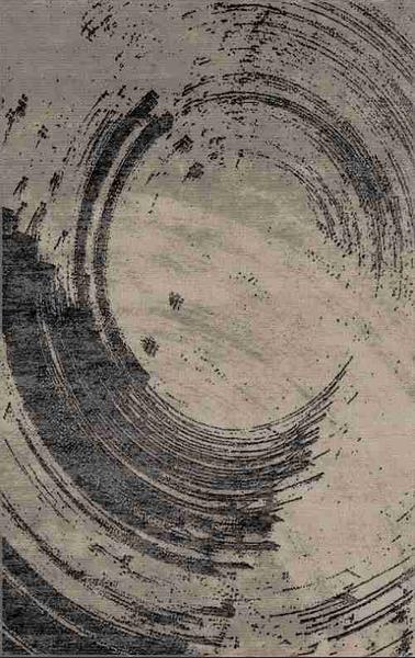 Merinos Ibiza Halı Girdap Desenli | Kahverengi | 604-80-Brown