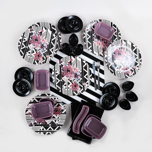 Leylak Kahvaltı Takımı 29 Parça 6 Kişilik | Keramika