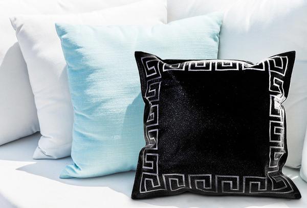 Dematex yastık kılıfı Versace Siyah 40x40