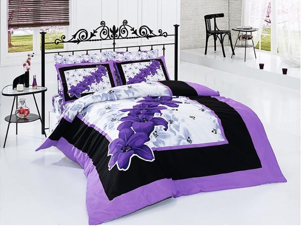 Belenay Çift Kişilik Nevresim Takımı - Lilyum Lila