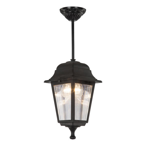 Optic Square Pendant Lamp Black