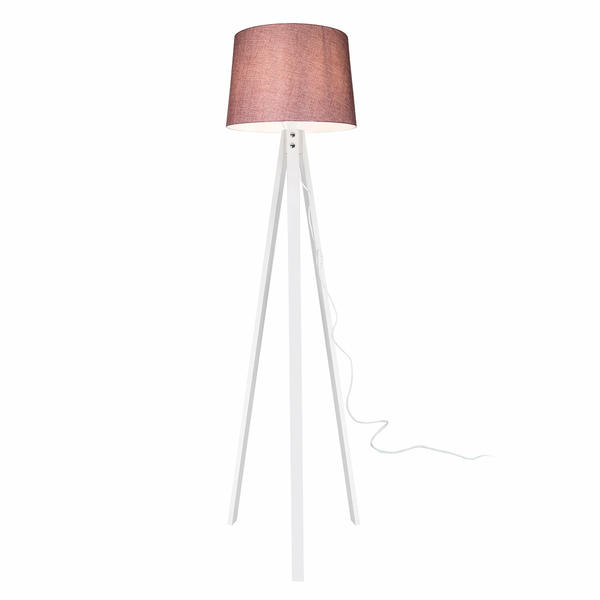 Deko Floor Lamp White Foot Rose Hat