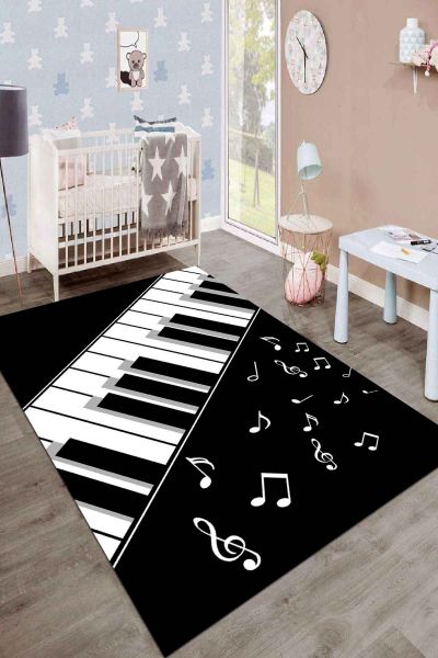 Birkilim Yıkanabilir İpeksi Kaymaz Taban Çocuk Odası Halısı | MLN-IP-SD-387