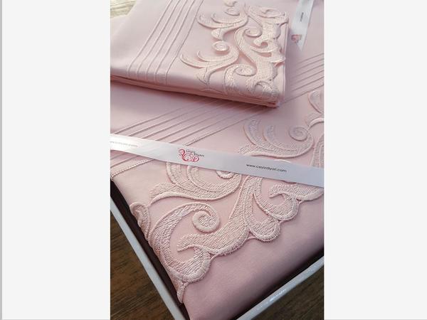 بودرة طقم غطاء لحاف بليندا المضلع الفرنسي