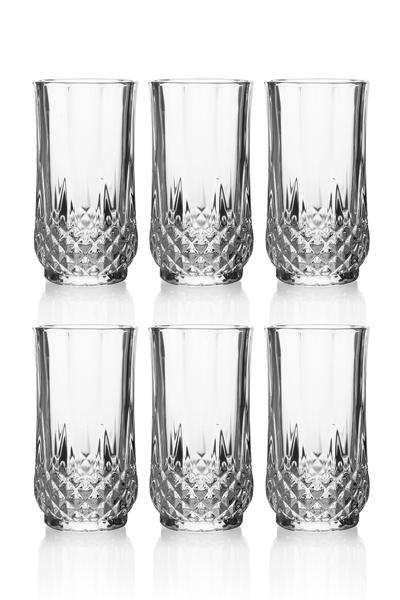 Queen's Kitchen | Uzun Kristal Kesme 6 Adet Bardak