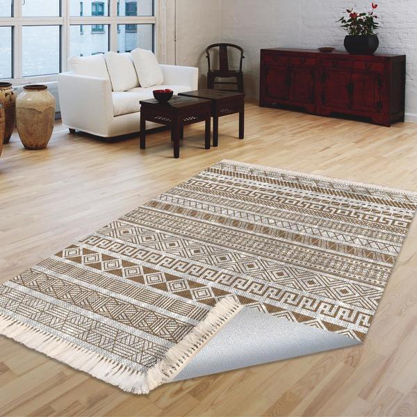 Milano Yıkanabilir Dekoratif Halı Kaymaz Taban | 8mm | MLN-DOT-HT930