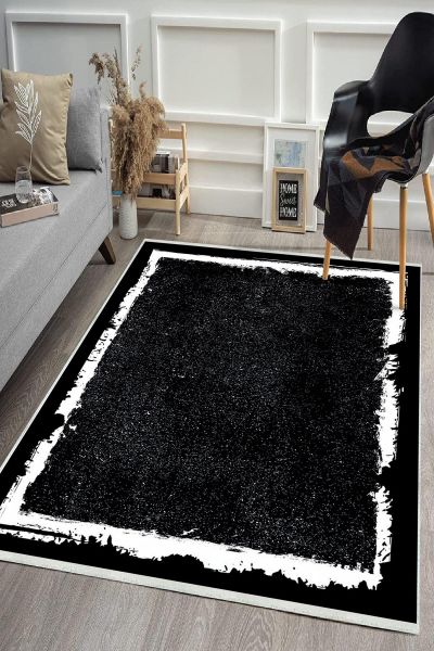 Birkilim Yıkanabilir Dekoratif Halı İpeksi Kaymaz Taban | MLN-IP-HS-431