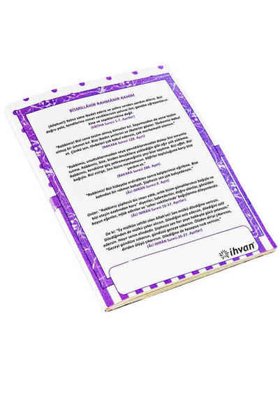 10 PCS - Yasin Set mit Private Label - Beutelgröße - 64 Seiten - Rosenkranz - Magnet - Mit Zucker - Schnee