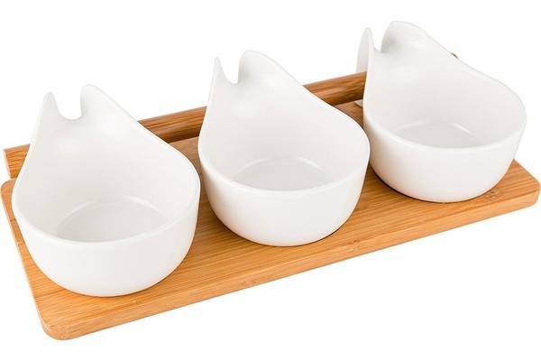 Hayal | Kase Seti | 4 Parça | Fine Porselen | Bambu | By-alz-p180366