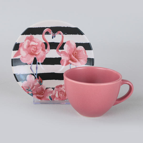 Flamingo Tea Set 12 Pieces for 6 Persons - 18311 | Keramika