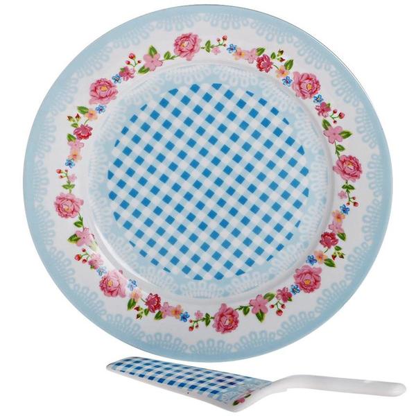 Paci Pasta Kek Servisi 2 Parça | Mavi | POR-100195