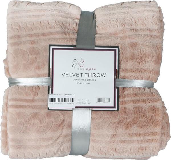 Bayimpex Softness Battaniye 130x170cm | Tek Kişilik | Polyester | Pembe