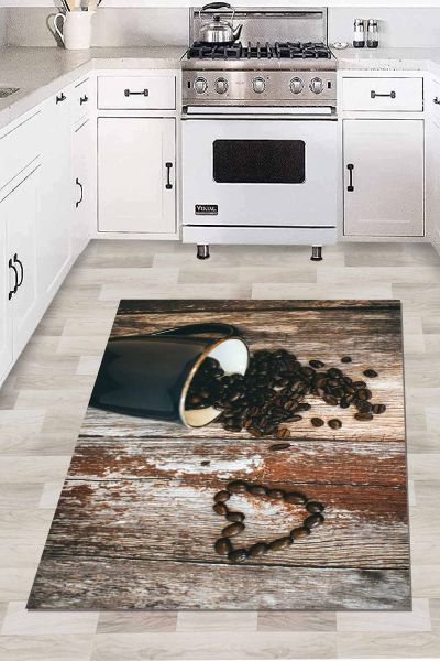 Birkilim Yıkanabilir İpeksi Kaymaz Taban Mutfak Halısı | MLN-IP-HT-1553