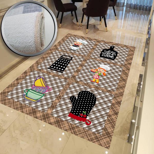 Milano Yıkanabilir Dekoratif Halı Kaymaz Taban | 8mm | MLN-DOT-HT825