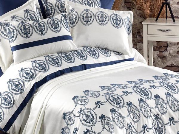 غطاء لحاف مزدوج من مارماريس بيج فاتح نيلي