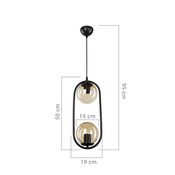 Narissa 2-Piece Pendant Lamp