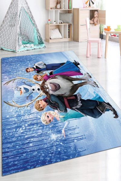 Birkilim Yıkanabilir Dekoratif Halı İpeksi Kaymaz Taban | MLN-IP-HP-647