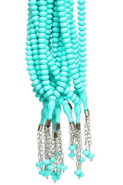 مظهر كريستالي غير لامع 99 قطعة مسبحة للحج والعمرة 10 قطع