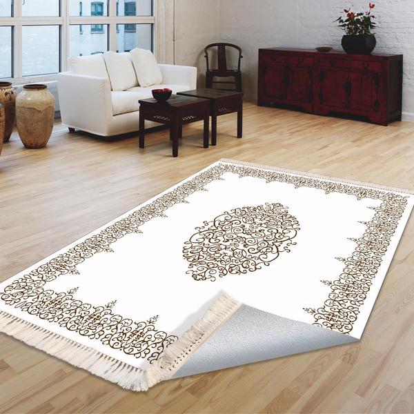 Milano Yıkanabilir Dekoratif Halı Kaymaz Taban | 8mm | MLN-DOT-HT343