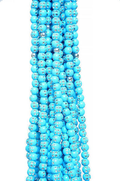 Blue Rosary 99 Pieces With Fastening Pattern (Bundle)
