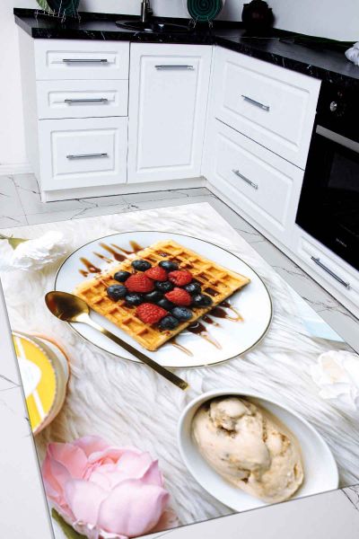 Birkilim Yıkanabilir İpeksi Kaymaz Taban Mutfak Halısı | MLN-IP-SD-151