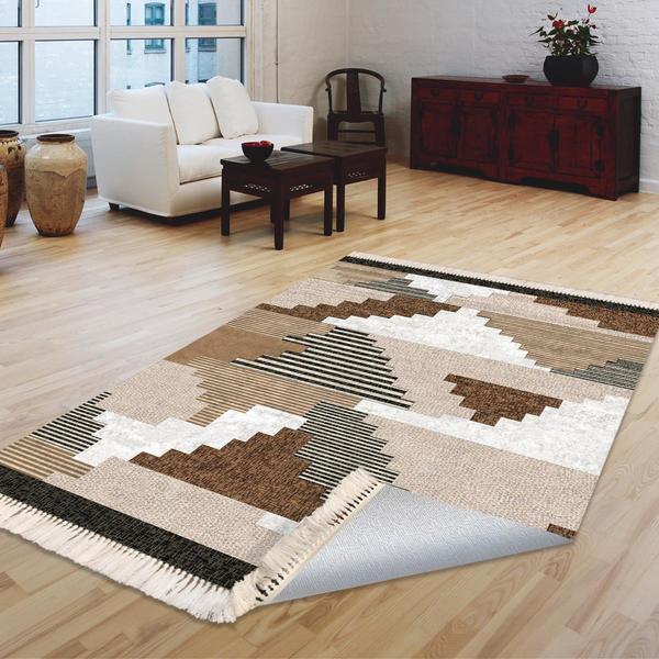 Milano Yıkanabilir Dekoratif Halı Kaymaz Taban | 8mm | MLN-DOT-HT171