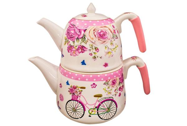 Dematex Butterfly Porselen Çaydanlık | 2.6 Litre | PC-2