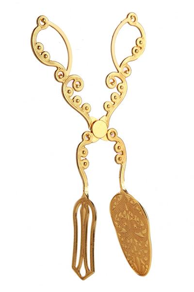 Queen's Kitchen | Lüx Altın Zamak Servis Maşası