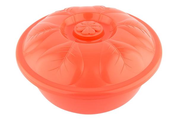 Almina Hamur Leğeni | Kapaklı Hamurluk 8 Litre | Turuncu | Al-asd082-orange