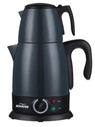 Schafer Elektrikli Çay Makinesi 2,5 Litre 1500 Watt Siyah