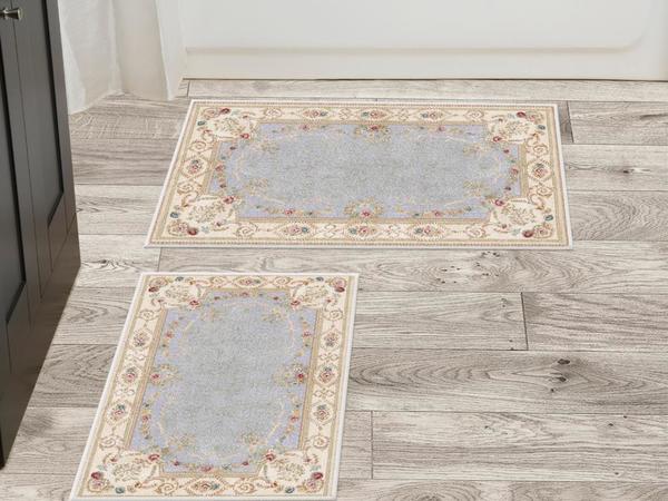 Sava 2-teiliges Badematten-Set Blau