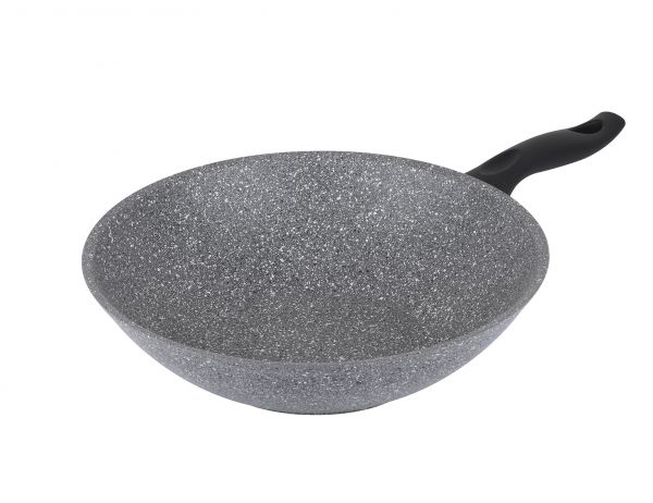 006-01-GRANITTE GRİ GRANİT WOK TAVA 28CM