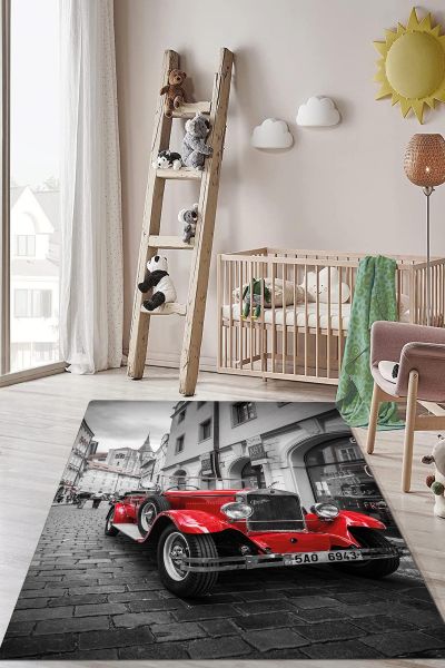 Birkilim Yıkanabilir Dekoratif Halı İpeksi Kaymaz Taban | MLN-IP-HP-777