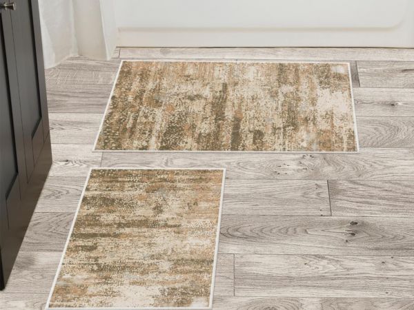 Tuval 2'li Banyo Paspas Takımı