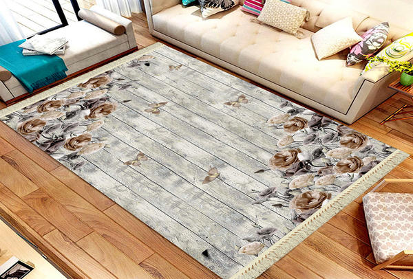 Roland 5'li Yıkanabilir Halı Seti | Bej | roland-2022-beige