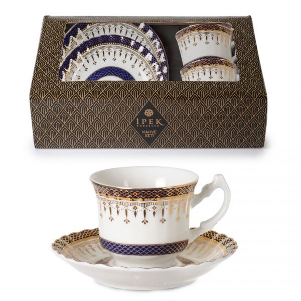 ANT-100 #OG-7271# 2LI GRI KUTU PRS KAHVE TAKIMI |IPEK-74606