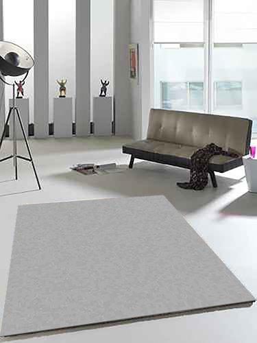 Merinos Shaggy Deluxe Sade Halı | Gümüş | 5500-295-Silver