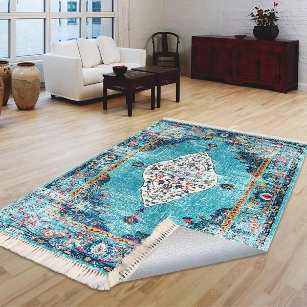 Milano Yıkanabilir Dekoratif Halı Kaymaz Taban | 8mm | MLN-HY-1021