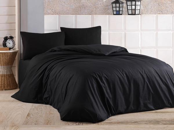 Ensemble de housse de couette simple Dowry Land Almond Noir