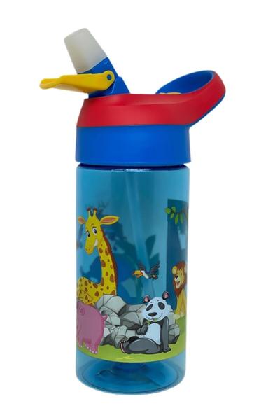 Bayev Mavi Tritan Pipetli Okul Suluğu 500 ml