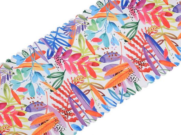 Leaf Tek Parça Renkli Runner