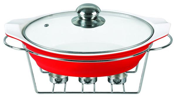 Schäfer Oval Kapaklı Güveç 38cm Kırmızı