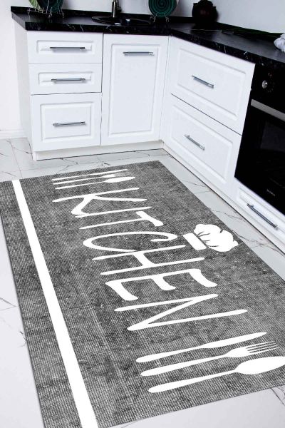 Birkilim Yıkanabilir İpeksi Kaymaz Taban Mutfak Halısı | MLN-IP-SD-305