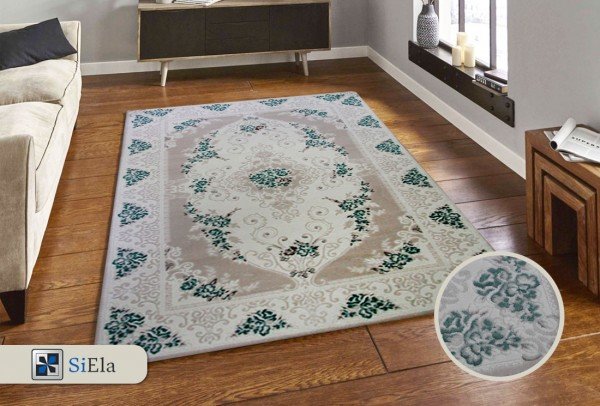 Siela Cardin Collection Halı | Turkuaz | S-2660-Turkis