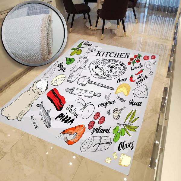 Milano Yıkanabilir Dekoratif Halı Kaymaz Taban | 8mm | MLN-DOT-HT682