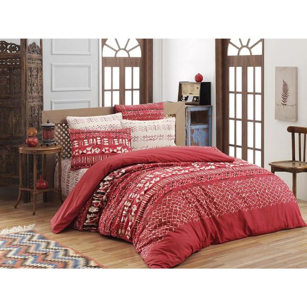 Ensemble de housse de couette simple Zambak-Home-70064-02